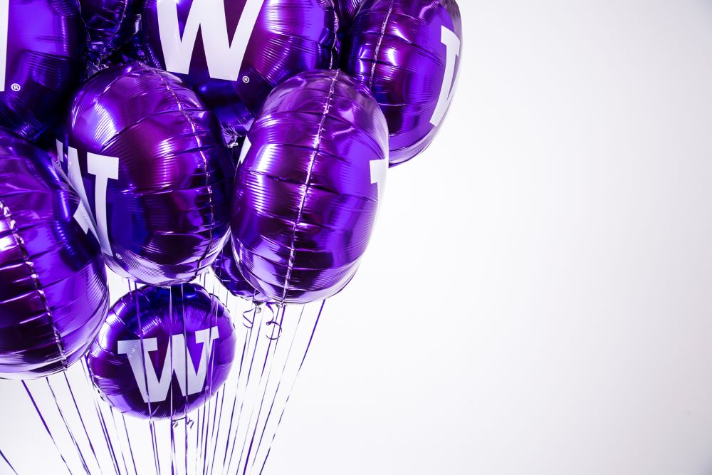 Purple UW balloons